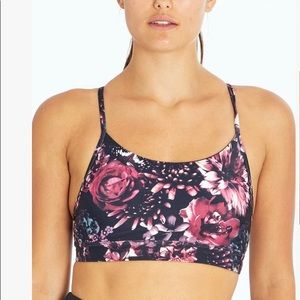 NWT Marika Midnight Floral Sports Bra